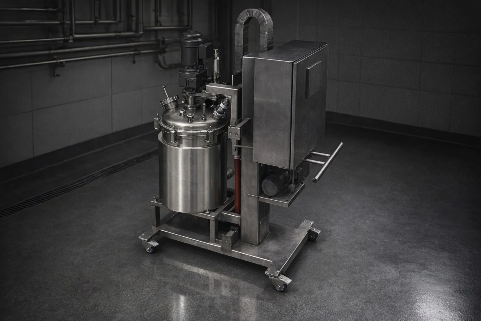 Vakuum- und Druck-Zentralruehrwerk HRZVD-M 100 im Technikum